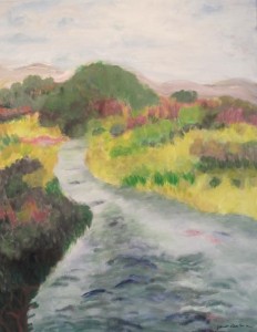 Taylor Creek 1, 24 x 30, Acrylic on Canvas, $525