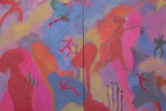 Going Home, Diptych in 30 x 40, $995